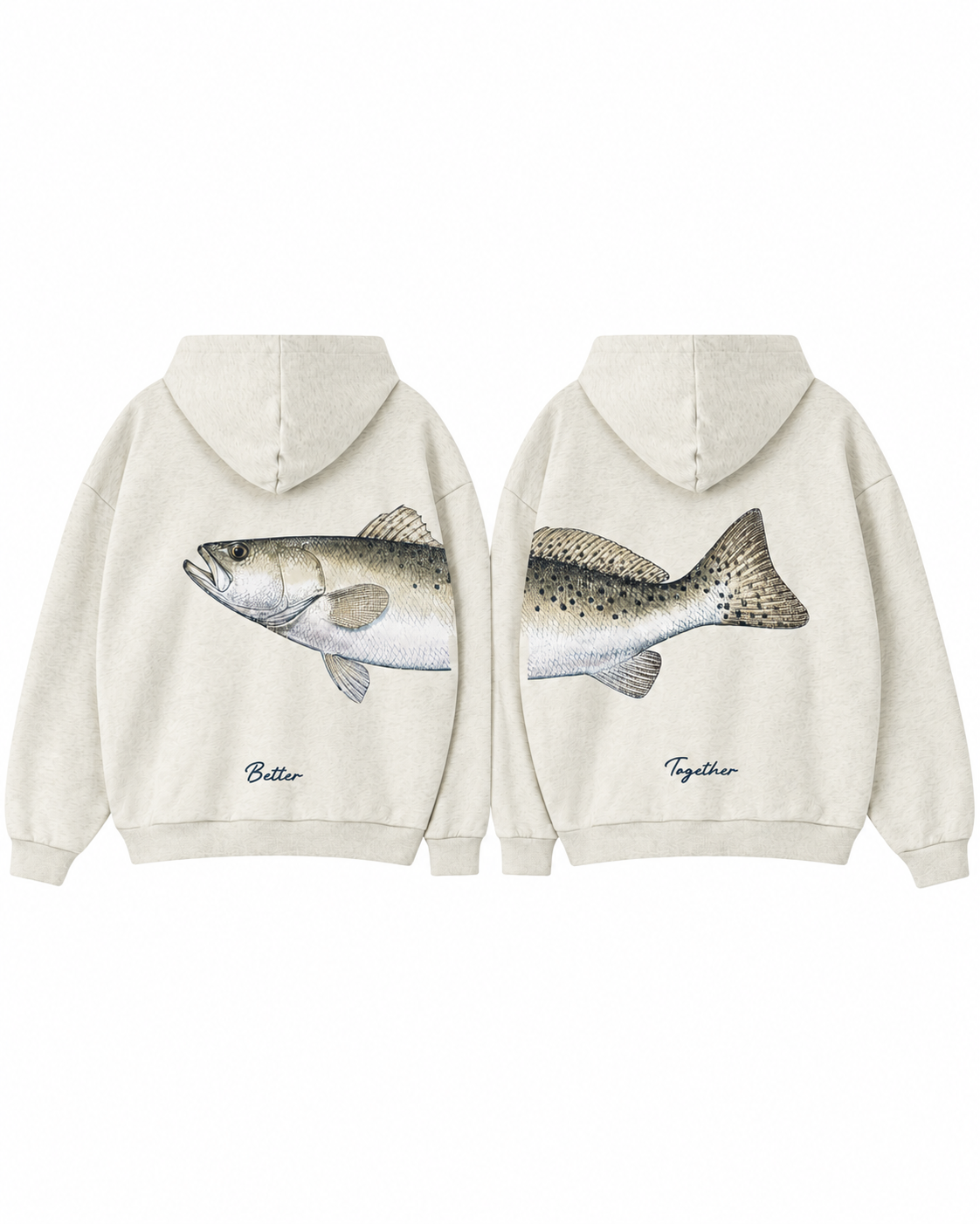 Better Together Speckled Trout Couple Hoodie Set