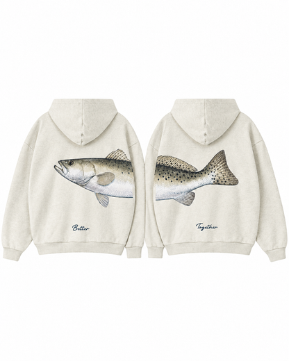 Better Together Speckled Trout Couple Hoodie Set