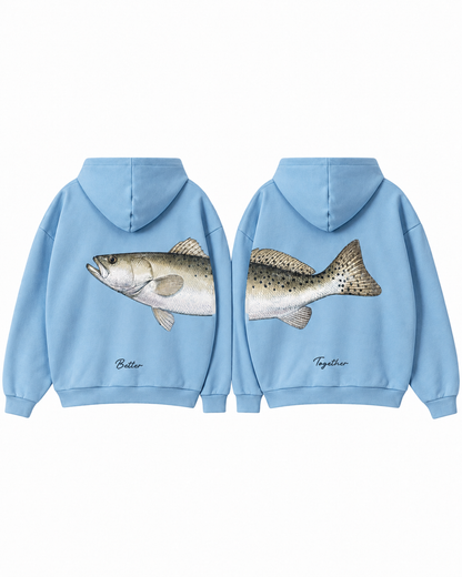 Better Together Speckled Trout Couple Hoodie Set