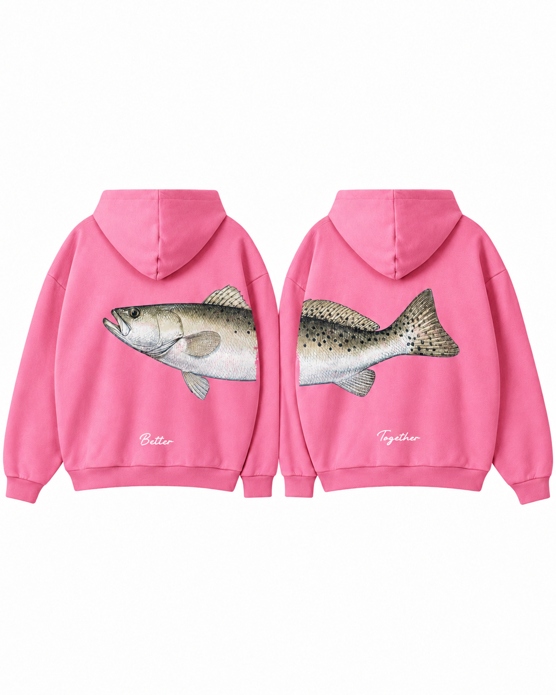 Better Together Speckled Trout Couple Hoodie Set