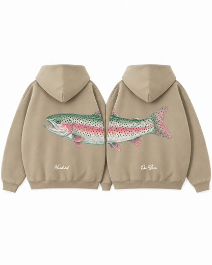 Hooked On You Steelhead Matching Couple Zip Hoodies Set