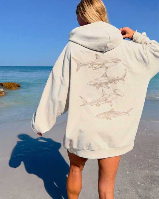 Sharks of the Deep Hoodie