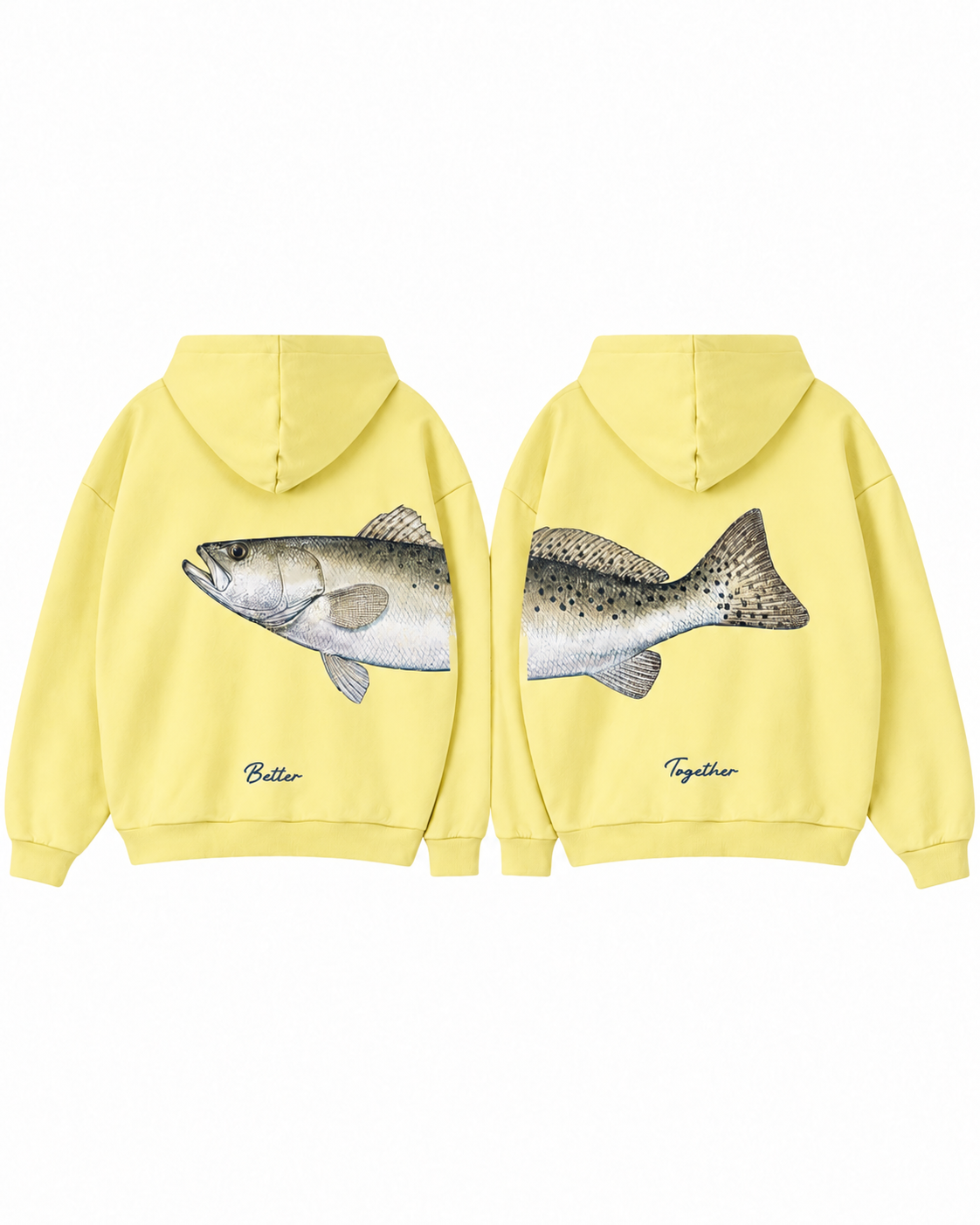 Better Together Speckled Trout Couple Hoodie Set