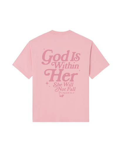 God Is Within Her Psalm 46:5 Tee