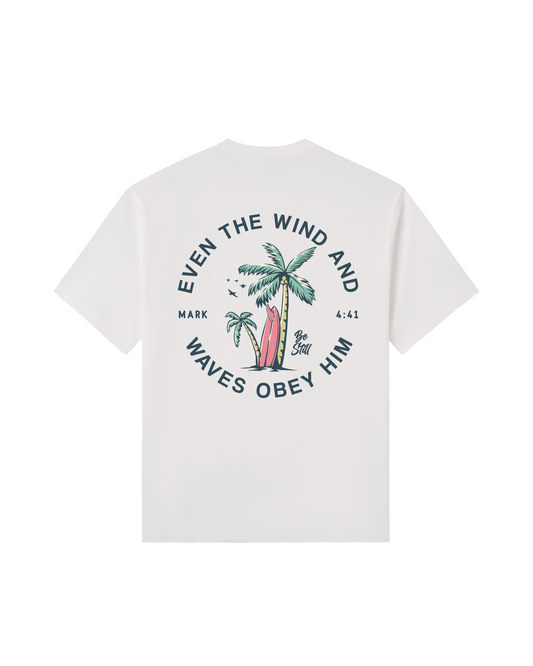 "The Wind & Waves" | Mark 4:41  Tee