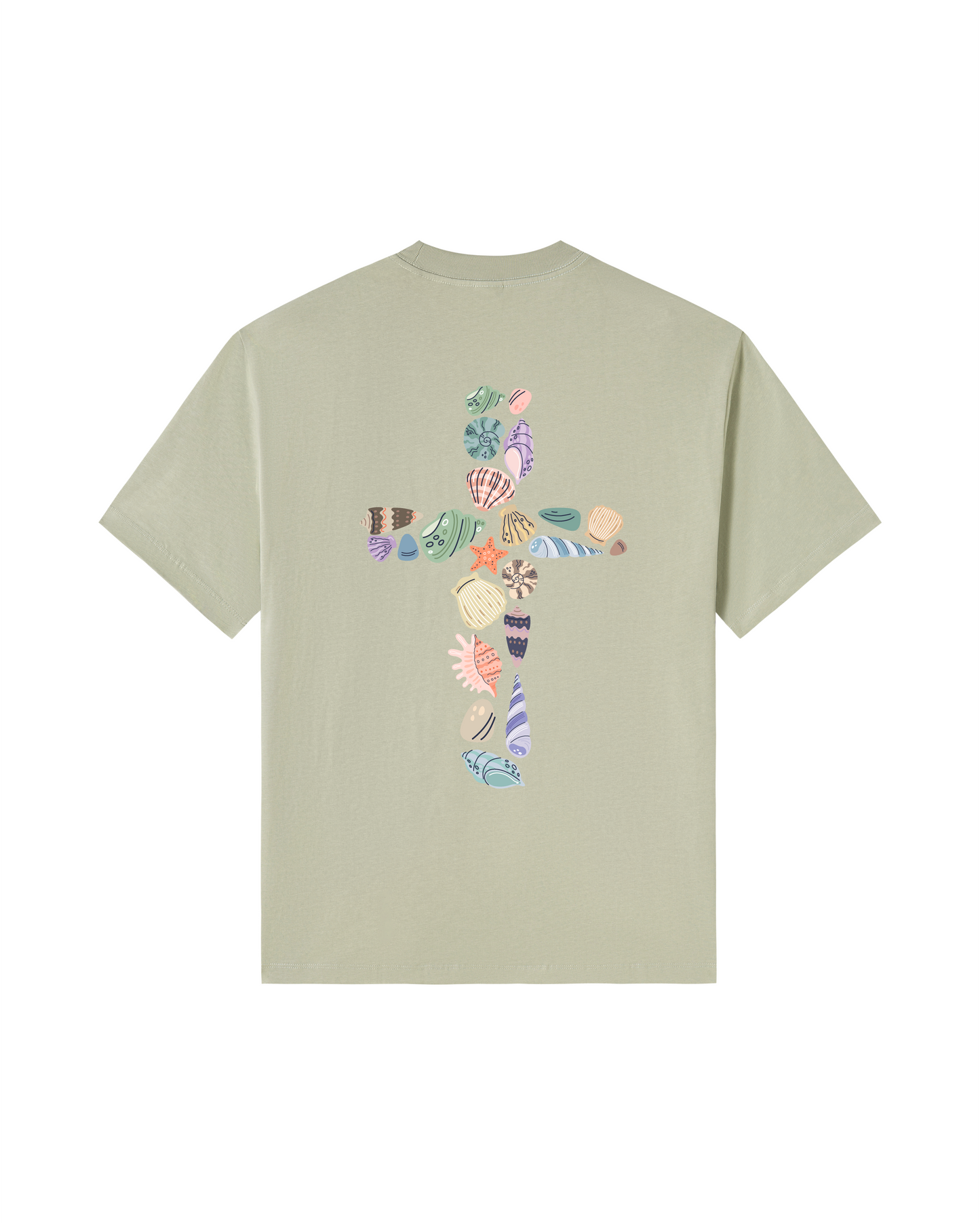 Seashell Cross Tee