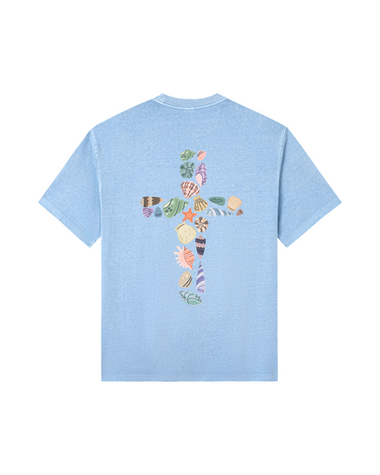Seashell Cross Tee