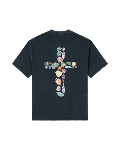 Seashell Cross Tee