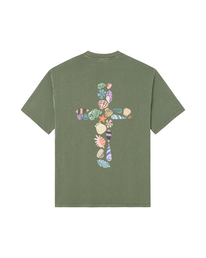 Seashell Cross Tee