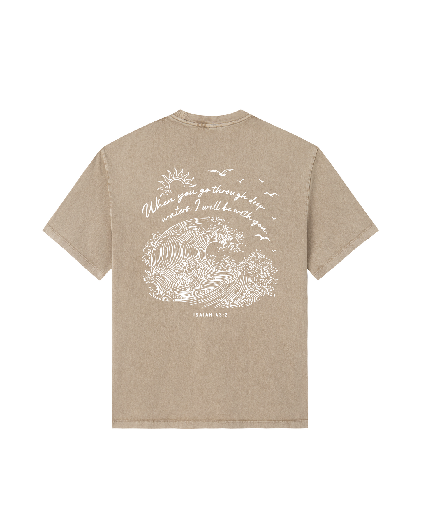 When You Go Through Deep Waters Isaiah 43:2 Tee