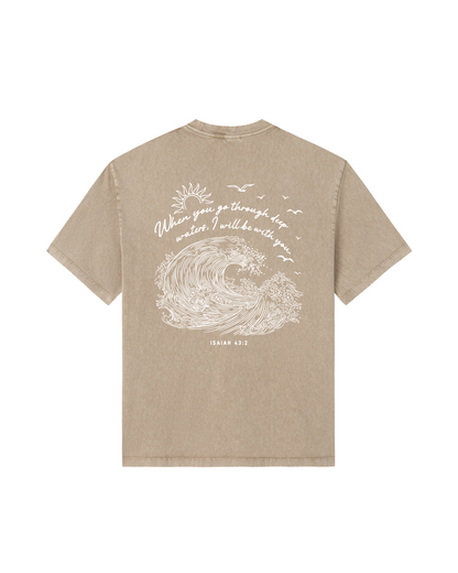When You Go Through Deep Waters Isaiah 43:2 Tee