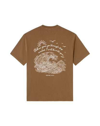 When You Go Through Deep Waters Isaiah 43:2 Tee