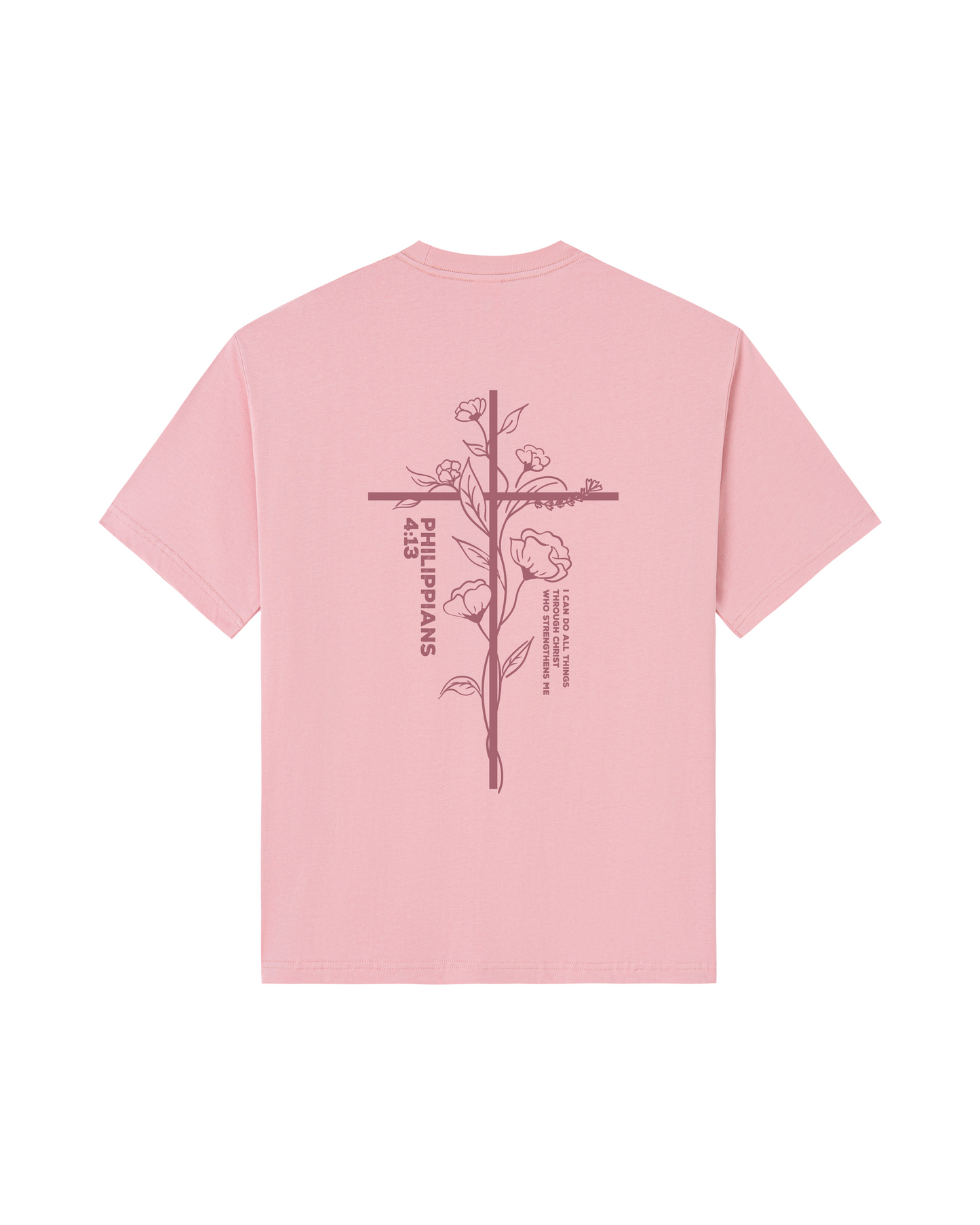 Philippians 4:13 “I Can Do All Things” 100% Cotton Tee