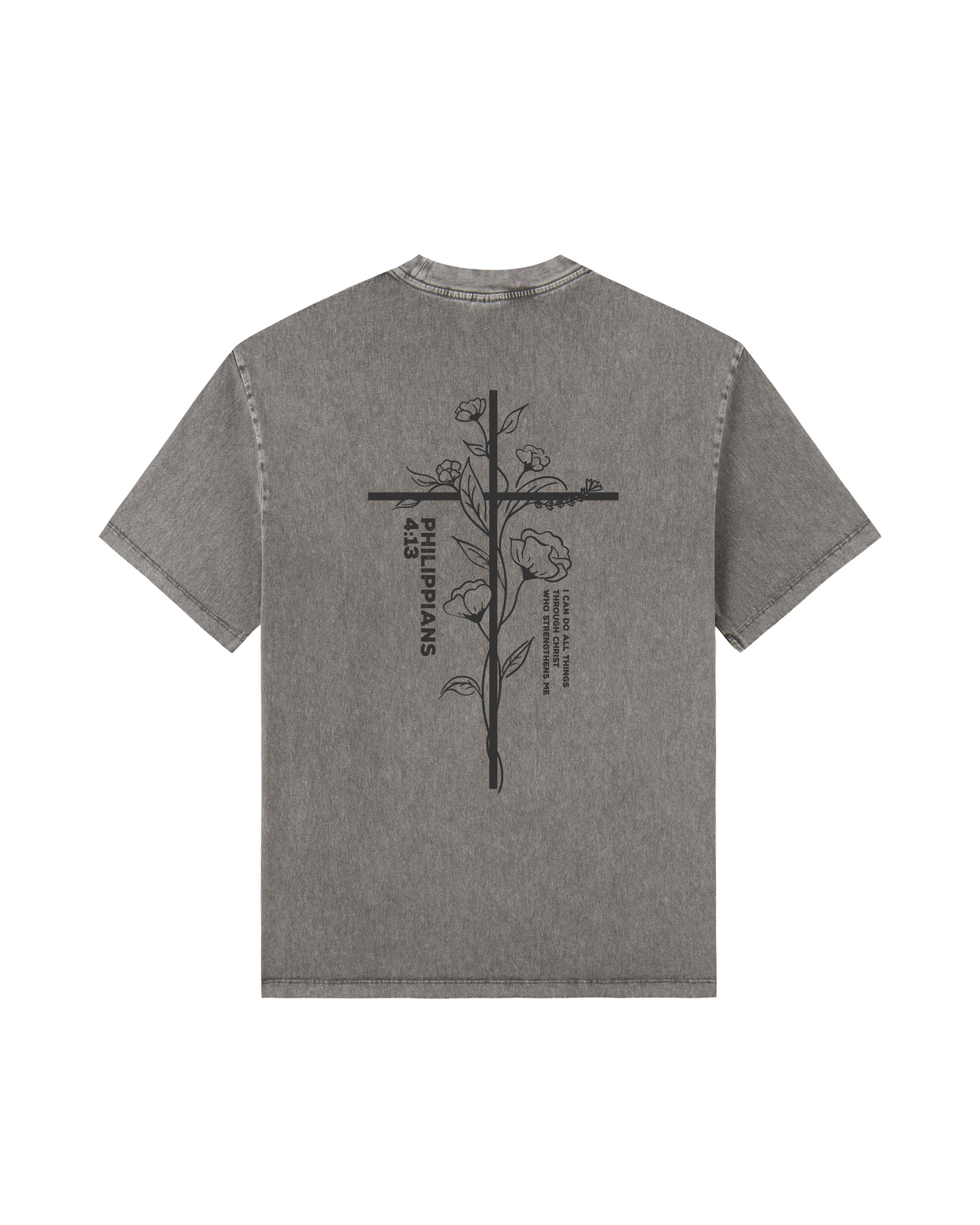 Philippians 4:13 “I Can Do All Things” 100% Cotton Tee