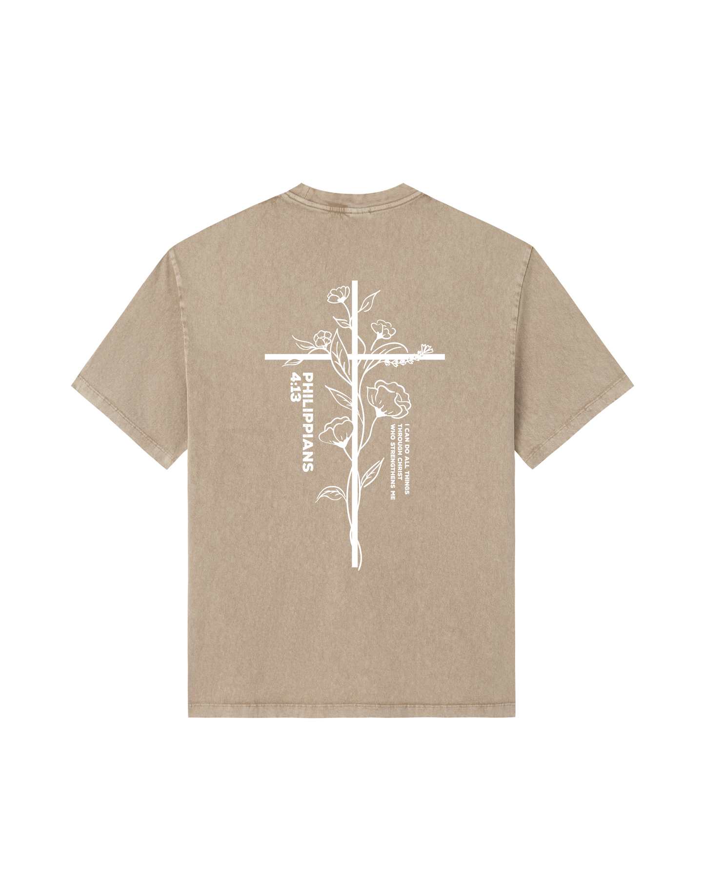 Philippians 4:13 “I Can Do All Things” 100% Cotton Tee