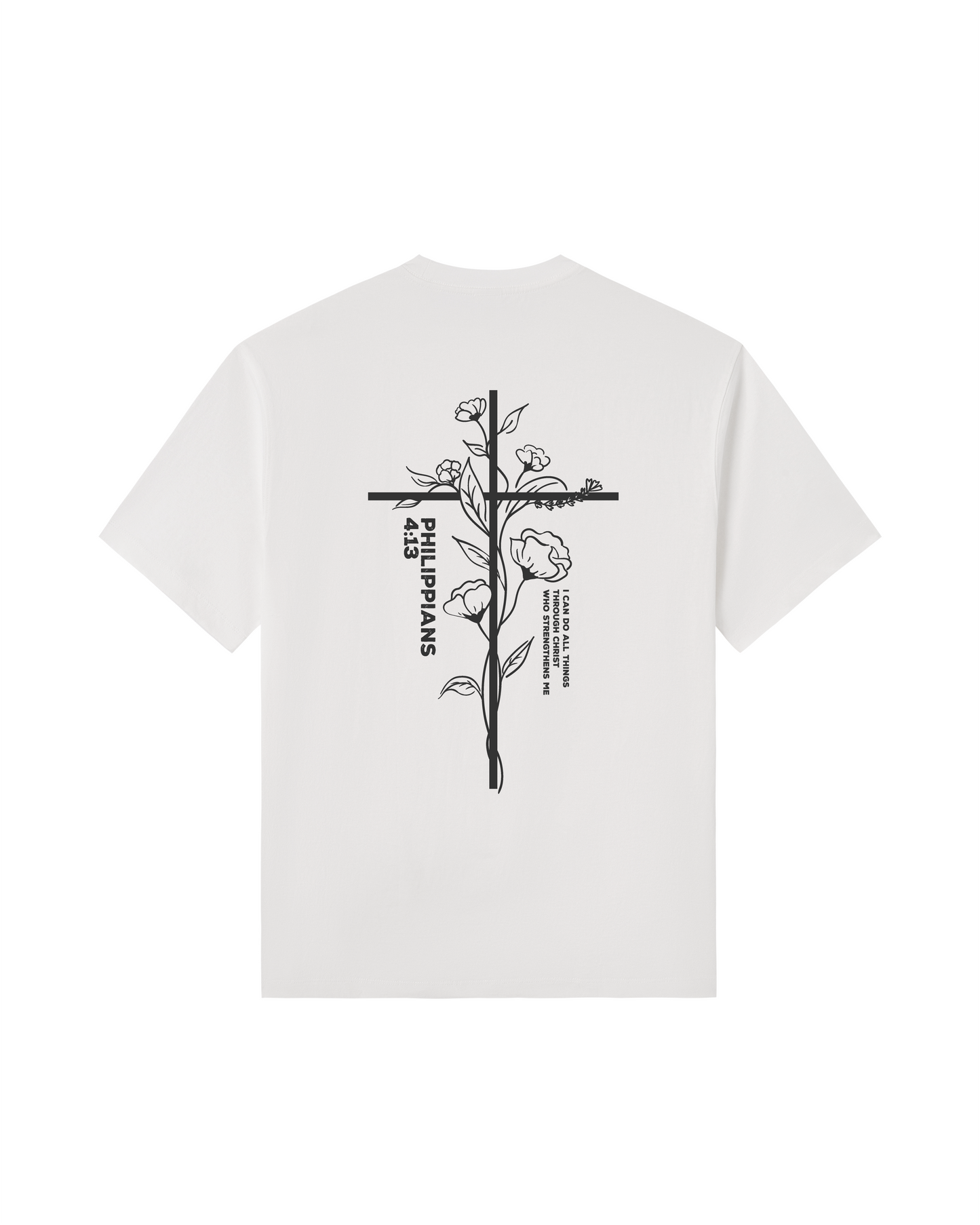 Philippians 4:13 “I Can Do All Things” 100% Cotton Tee