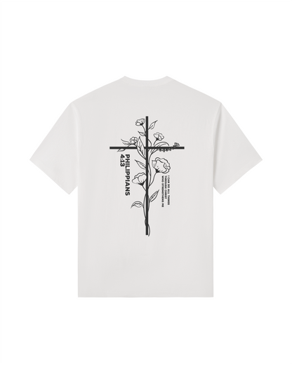 Philippians 4:13 “I Can Do All Things” 100% Cotton Tee