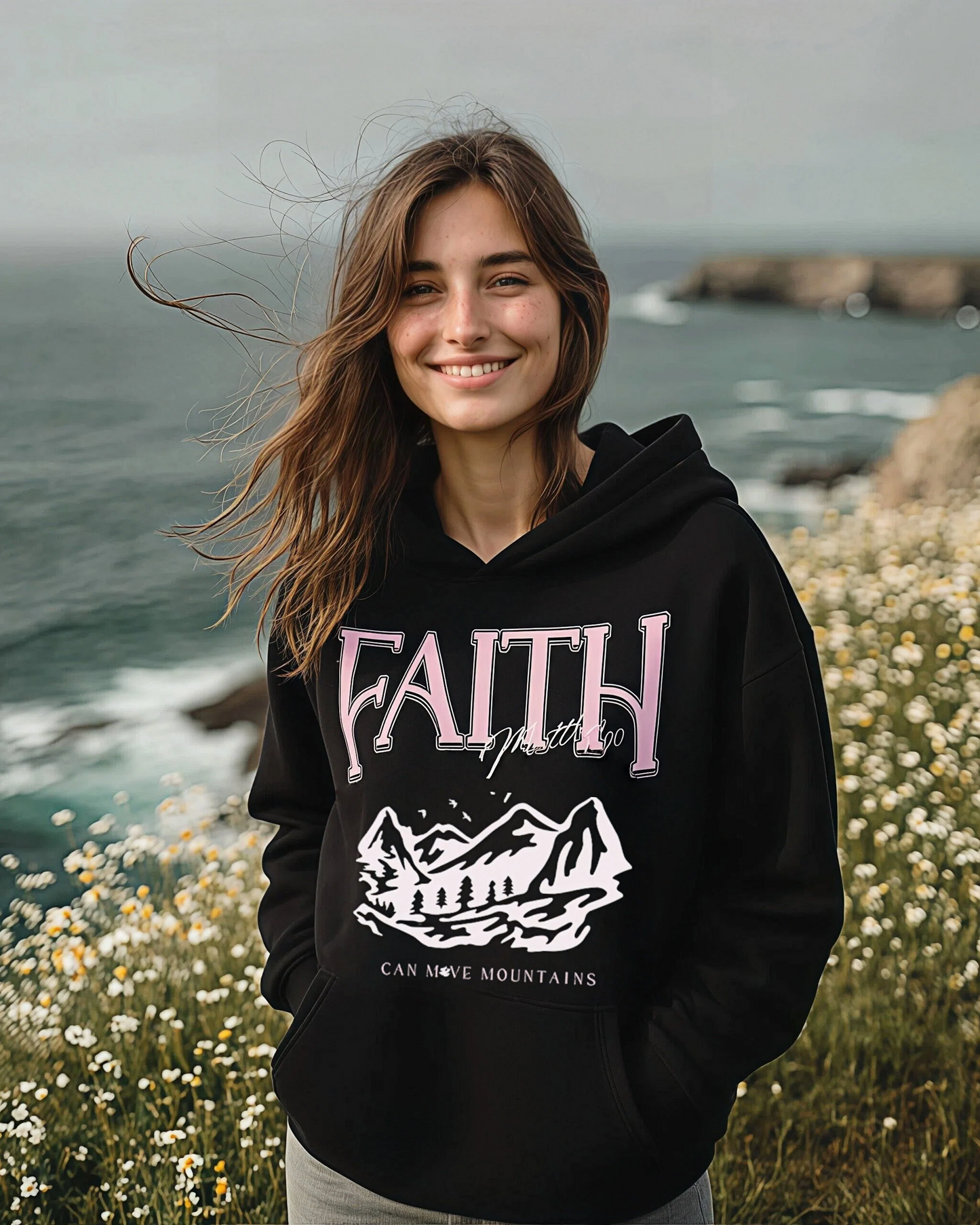 Faith Can Move Mountains Hoodie