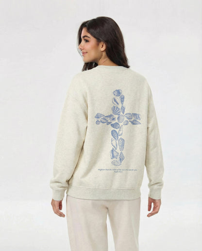 His Love Cross Crewneck