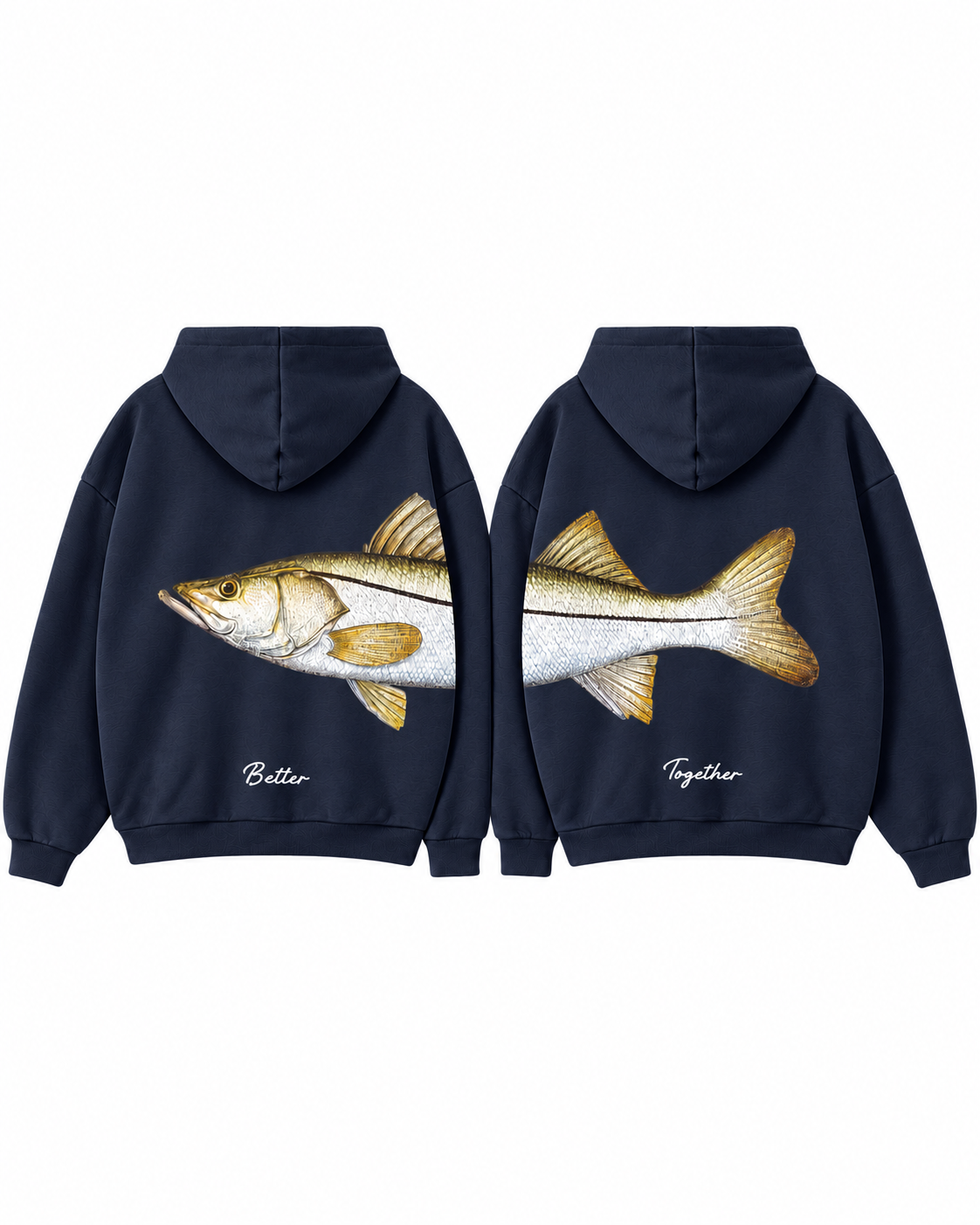Better Together Snook Couple Hoodie Set