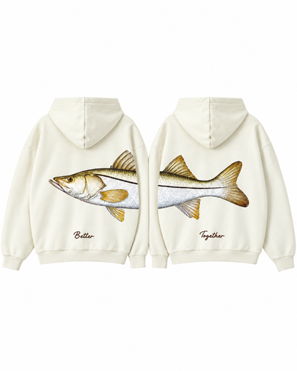 Better Together Snook Couple Hoodie Set