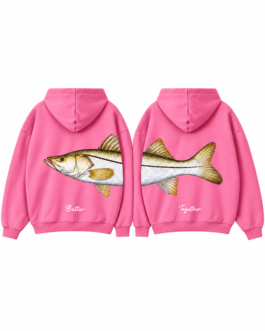 Better Together Snook Couple Hoodie Set