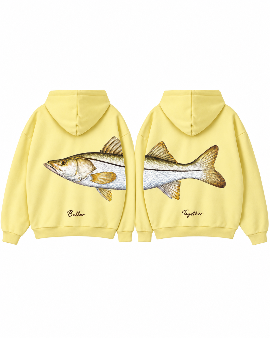 Better Together Snook Couple Hoodie Set