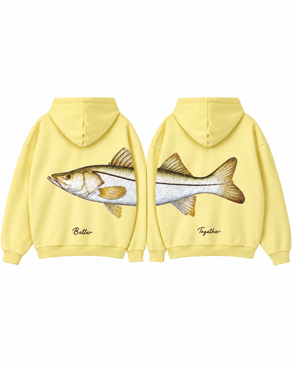 Better Together Snook Couple Hoodie Set
