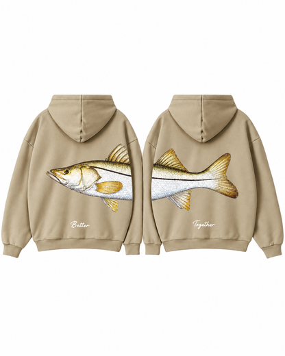 Better Together Snook Couple Hoodie Set