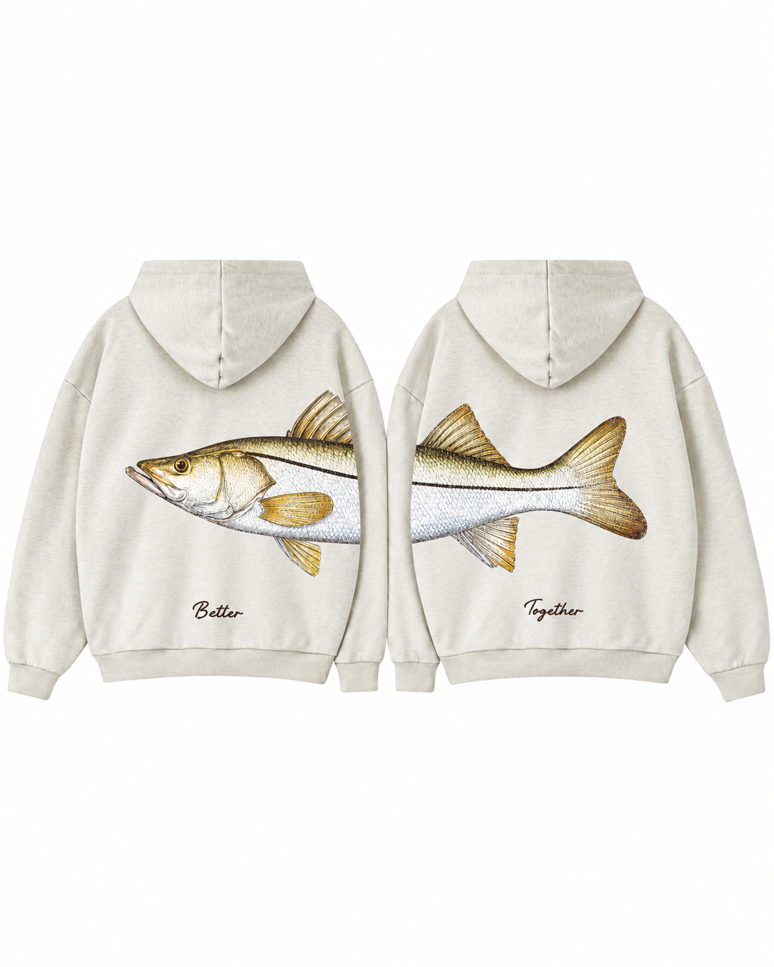 Better Together Snook Couple Hoodie Set