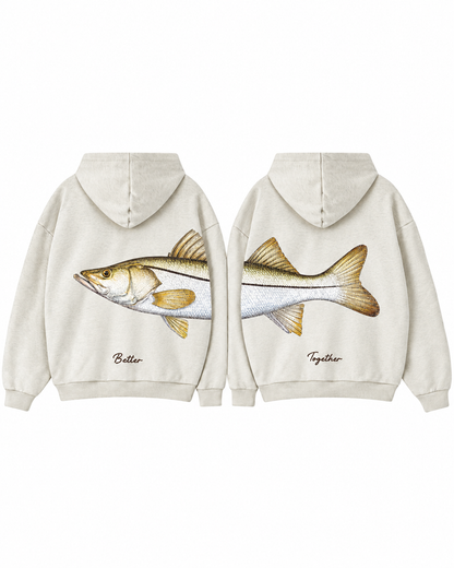 Better Together Snook Couple Hoodie Set